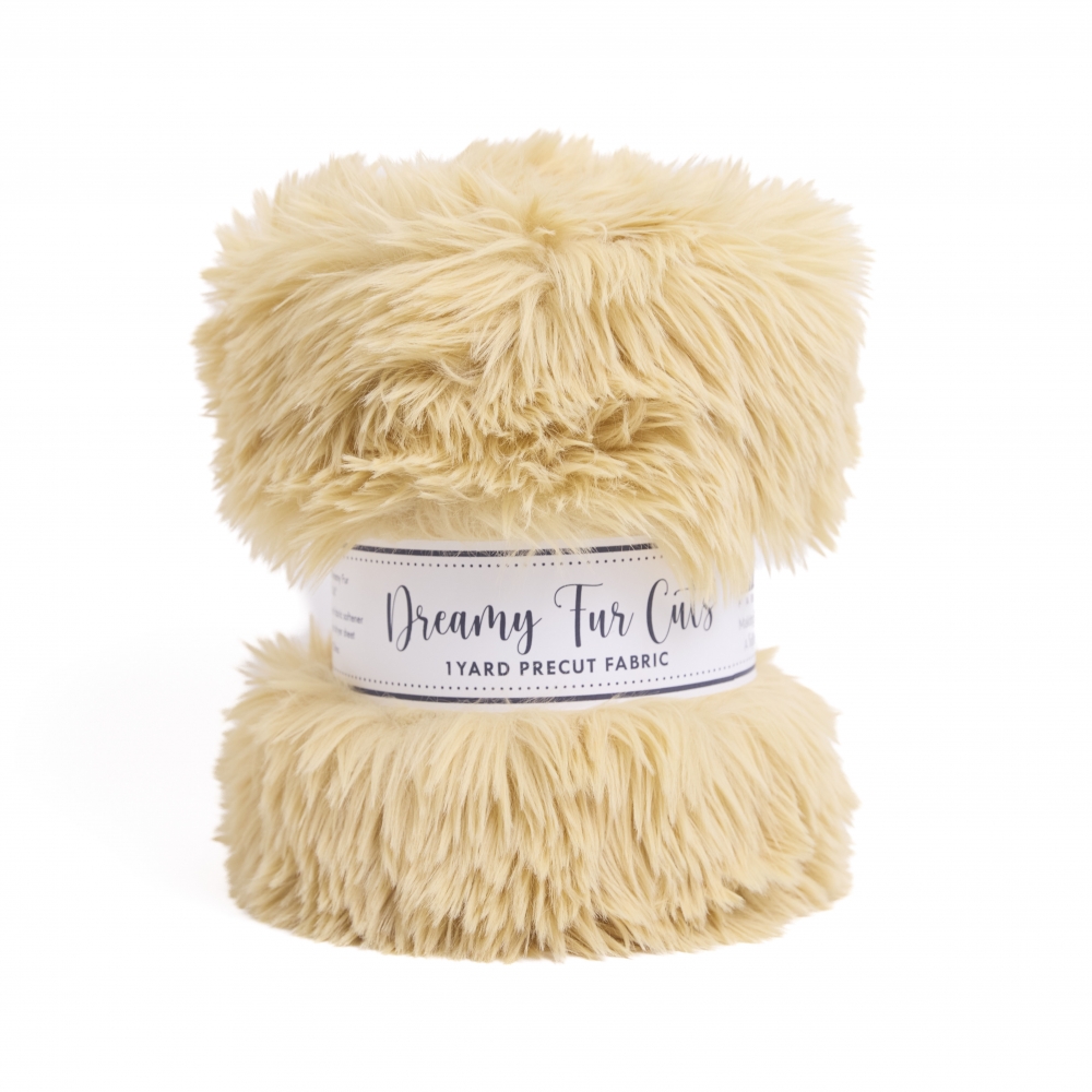 1 Yard Luxe Cuddle® Dreamy Fur Cut Camel