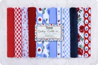 Quilting Cuddle&reg; Fat Quarter Pack Cottage Blue Bonnet