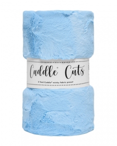 2 Yard Luxe Cuddle&reg; Cut Hide Baby Blue