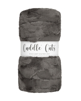 2 Yard Luxe Cuddle® Cut Hide Charcoal