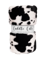 2 Yard Luxe Cuddle® Cut Cow Snow/Black