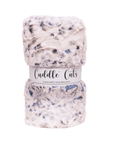 2 Yard Luxe Cuddle® Cut Snowy Owl Navy