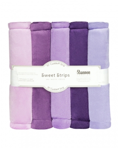 FIVE 10" x 60" Cuddle® Strips Purple