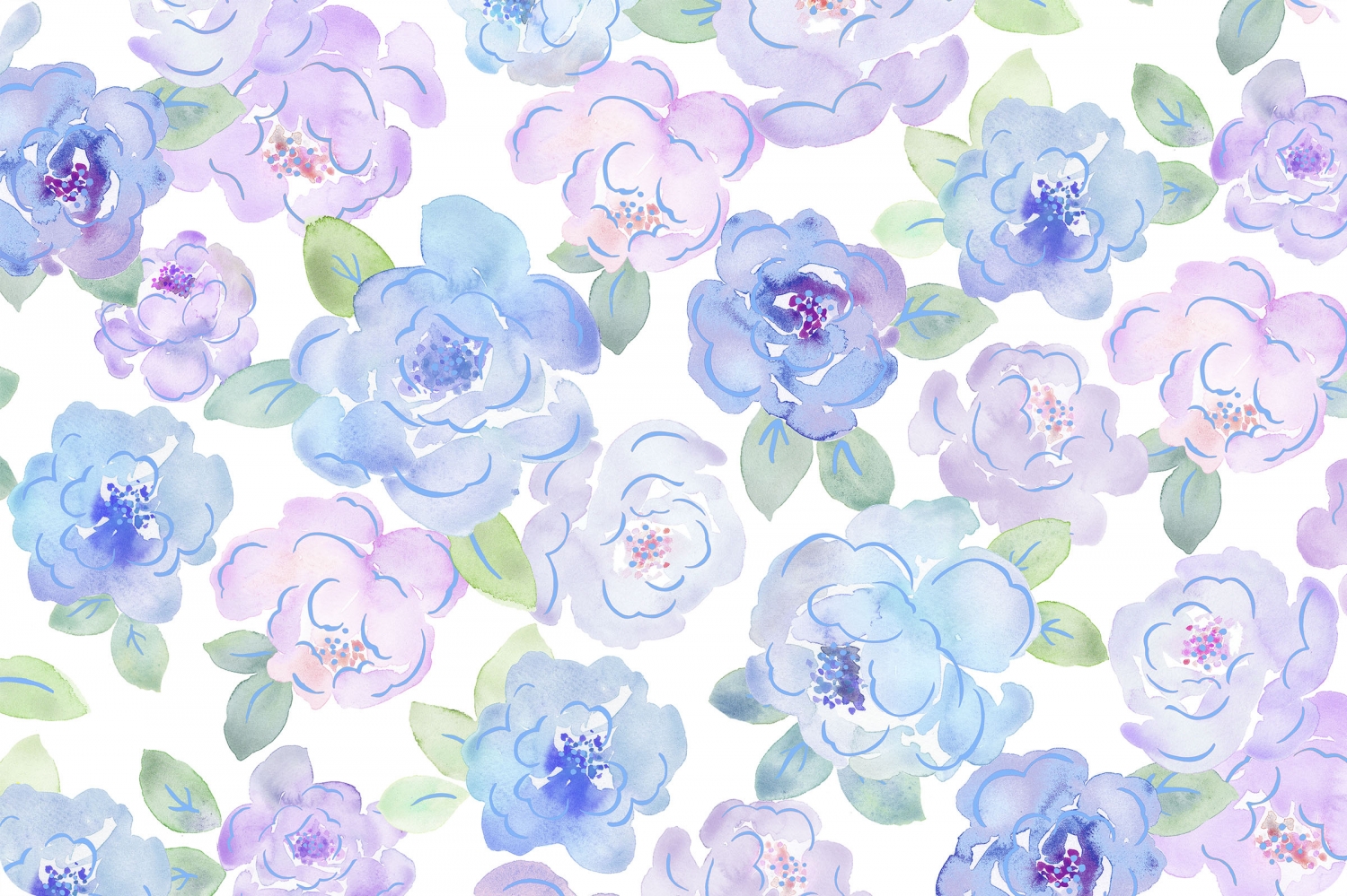 Amelia Rose Digital Cuddle&reg; Blue/Lavender