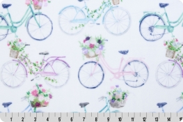 Bicycle Blooms Digital Cuddle® Multi