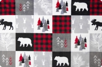 Cabin Quilt Digital Cuddle® Scarlet