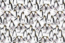 Festive Penguins Digital Cuddle® Snow