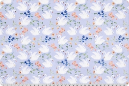 Floral Swans Digital Cuddle® Multi