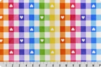 Gingham Hearts Digital Cuddle&reg; Fuchsia