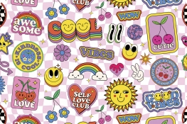 Groovy Vibes Digital Cuddle&reg; Multi