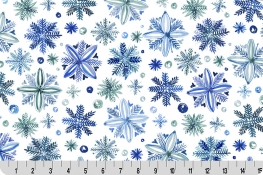 Snowy Sparkle Digital Cuddle® Blue