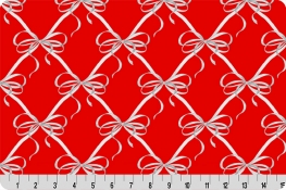 Tied with a Bow Digital Cuddle&reg; Scarlet/Grey