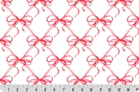 Tied with a Bow Digital Cuddle&reg; Snow/Cardinal