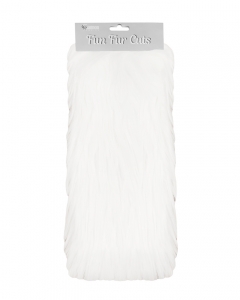 9" X 12"Fun Fur Cuts- 6 pack Gorilla White
