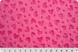 Embossed Heart Cuddle® Fuchsia