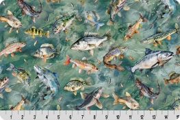 Hoffman Fish Toss Digital Cuddle&reg; Moss