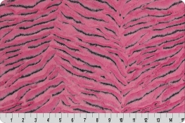 Luxe Cuddle® Frosted Zebra Fuchsia