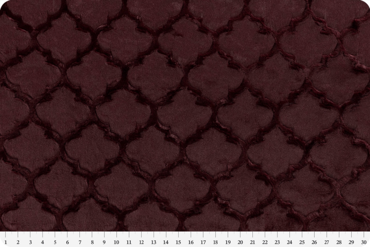 Luxe Cuddle&reg; Lattice Black Cherry