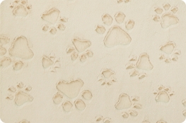 Luxe Cuddle&reg; Paws Beige