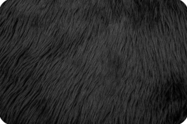 Luxury Shag Fur Black