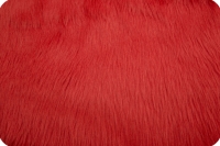 Luxury Shag Fur Fire Red
