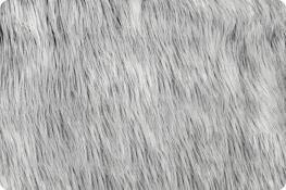 Monkey Shag Fur Gray Frost