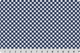 Barely Basics Gingham Quilting Cuddle® Navy