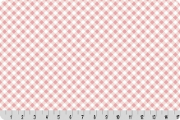 Cottage Rose Lane Gingham Quilting Cuddle® Seashell
