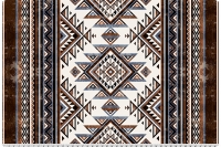 Echoes of the Range Santa Fe Quilting Cuddle&reg; Chocolate