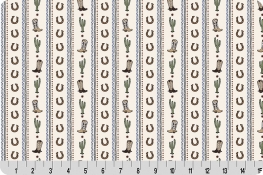 Echoes of the Range Trail Dust Quilting Cuddle&reg; Natural