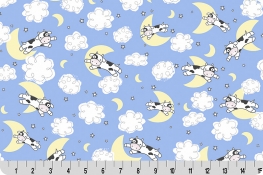 Over The Moon Goodnight Farm Quilting Cuddle® Blue