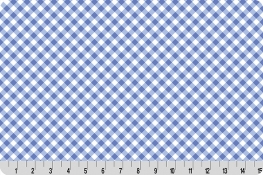 Cottage Rose Lane Gingham Quilting Cuddle® Blue Bonnet