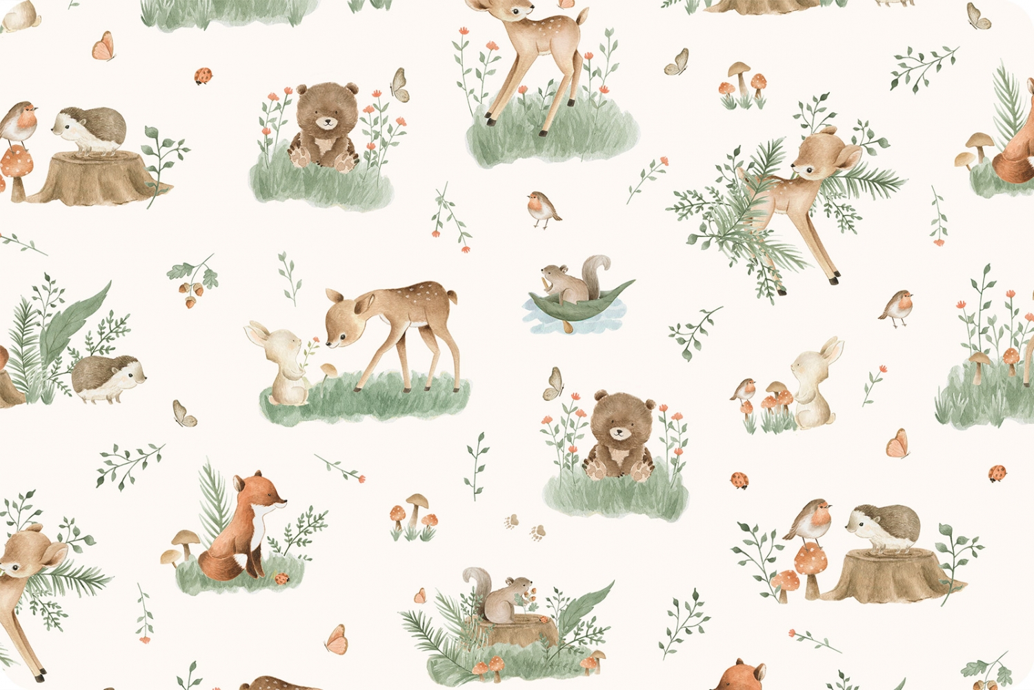 Into The Woods Wildtales Quilting Cuddle&reg; Multi