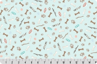 Puppy Playdate Fetch Quilting Cuddle&reg; Seaglass