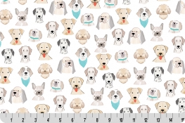 Puppy Playdate Puppy Parade Quilting Cuddle&reg; Multi