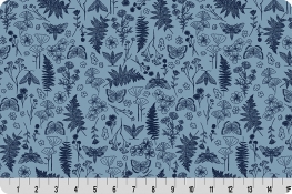 Whispering Blooms Faegrove Quilting Cuddle® Blue