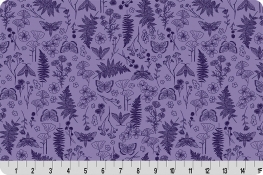 Whispering Blooms Faegrove Quilting Cuddle® Purple