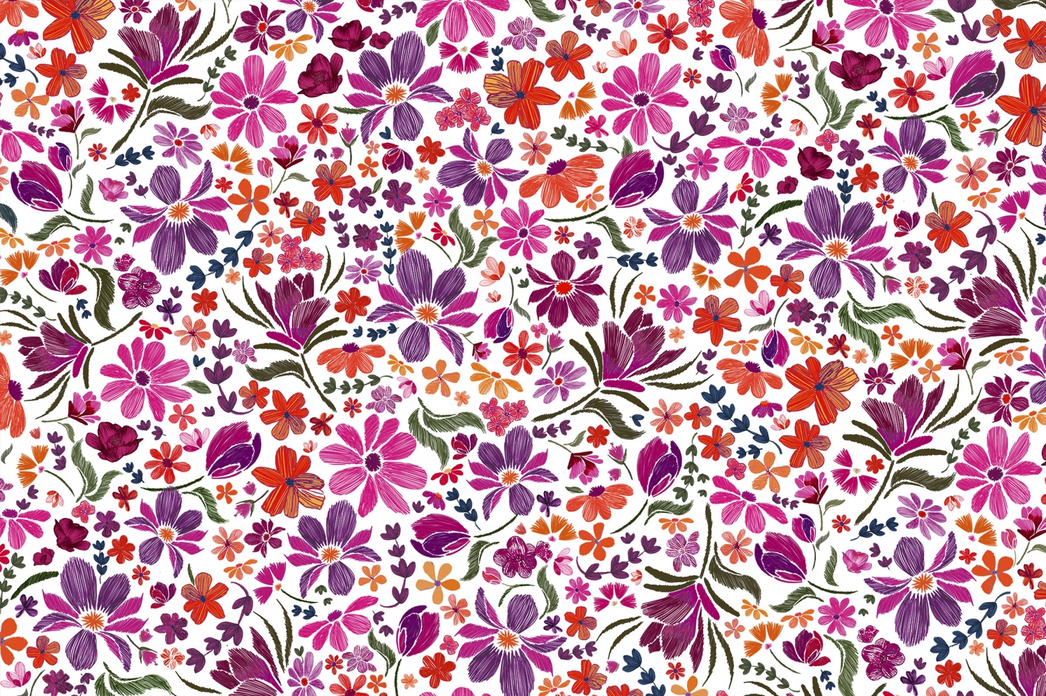 Whispering Blooms Mystical Quilting Cuddle&reg; Snow