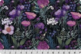 Whispering Blooms Secret Garden Quilting Cuddle® Purple