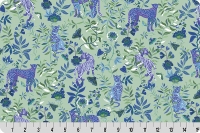 Wanderlust Big Cats Quilting Cuddle® Blue