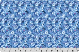 Wanderlust Daisies Quilting Cuddle® Blue