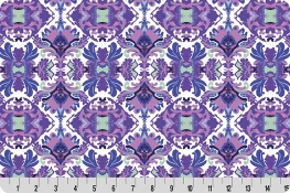 Wanderlust Damask Quilting Cuddle® Blue