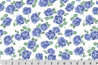 Cottage Rose Lane Yorkshire Quilting Cuddle® Blue Bonnet