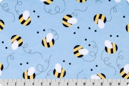 Robert Kaufman Bee Positive Digital Cuddle® Bluejay