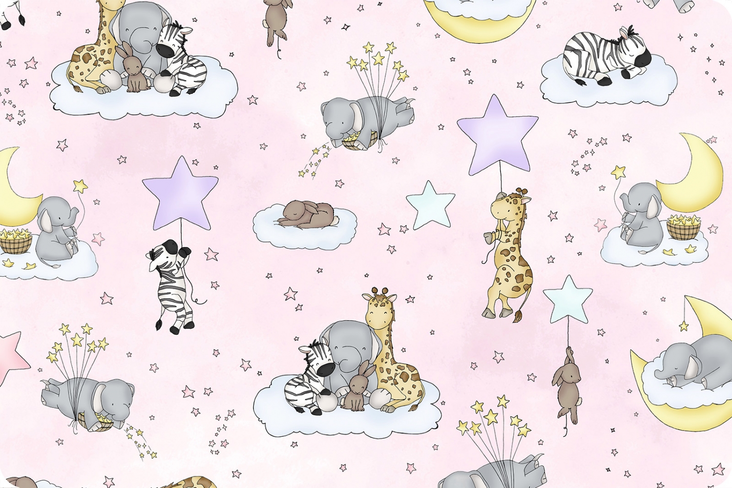 Sweet Melody Designs Dream Scape Digital Cuddle&reg; Pink