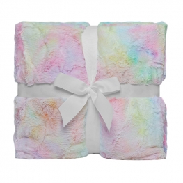 36" x 60" Luxe Cuddle&reg; Blanket Sorbet Pastel