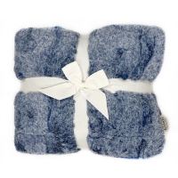 60" x 72" Luxe Cuddle&reg; Blanket Heather Stonewash