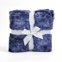 60" x 72" Luxe Cuddle® Blanket Galaxy Navy