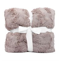 60" x 72" Luxe Cuddle&reg; Blanket Glacier Simply Taupe