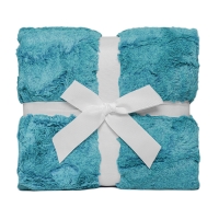 60" x 72" Luxe Cuddle&reg; Blanket Heather Lagoon